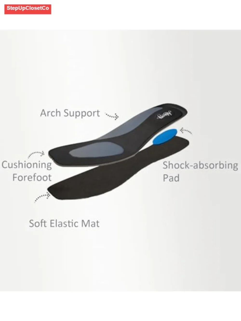 Women's Square Toe Mary Jane Flats with Max Buckle, Breathable Mesh, Arch